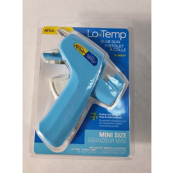 Ad Tech LoTemp Glue Gun Mini Size 10 Watt Low Temperature‎ Crafting Projects - Picture 1 of 4